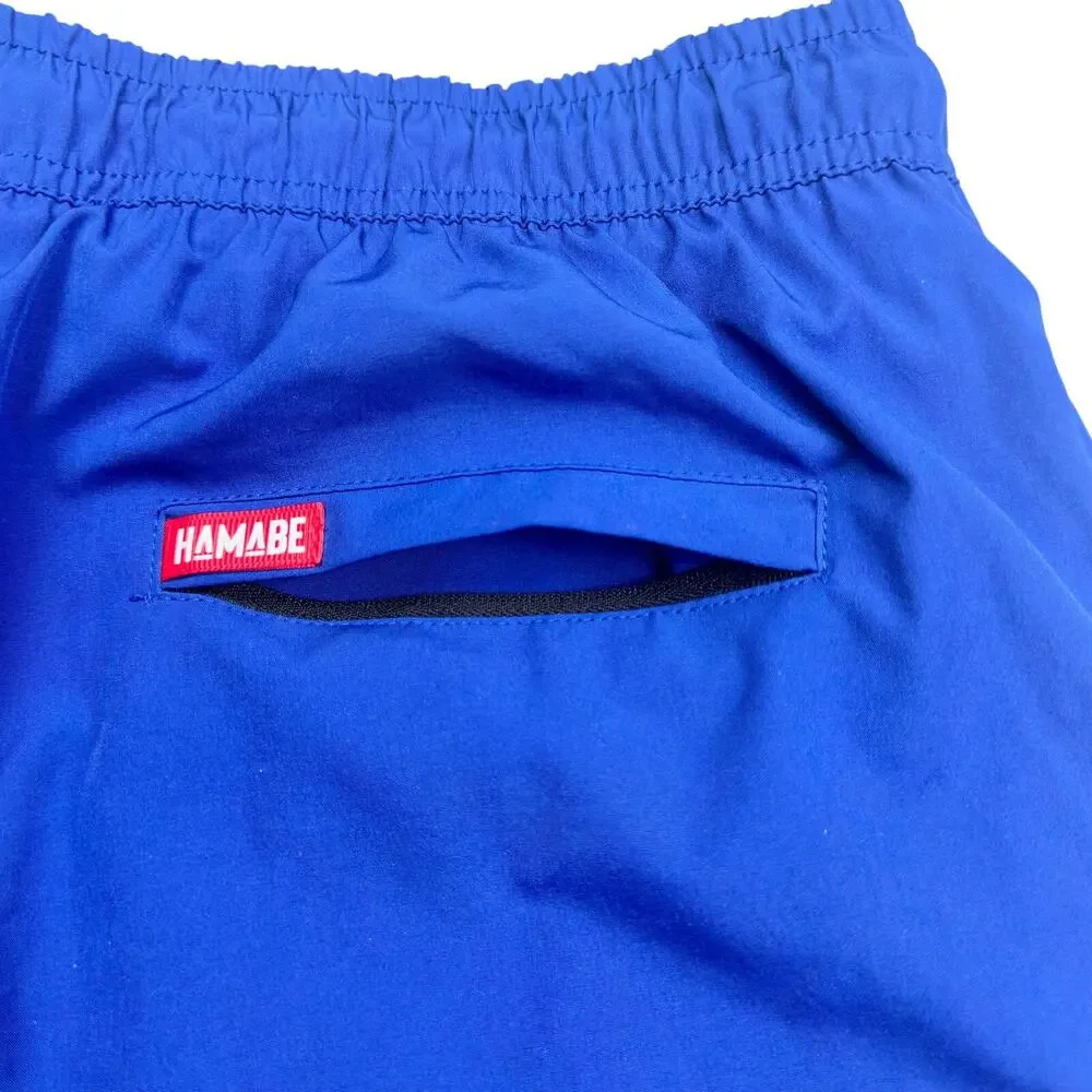 Hamabe | Men | Mazarine Blue Comfort Liner Volley Swim Trunks | Size XL